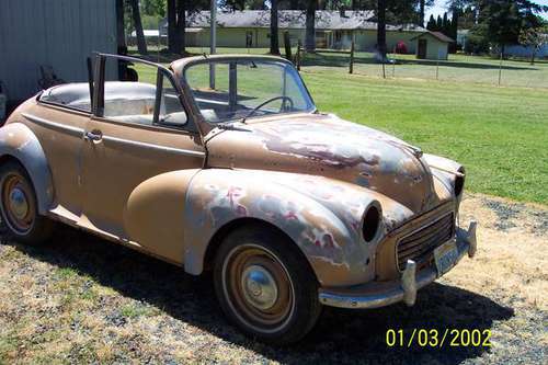 1960 Morris Minor convertible for sale in lebanon, OR