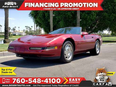 1995 Chevrolet *Corvette* Only $207/mo! Easy Financing! - cars &... for sale in Palm Desert , CA