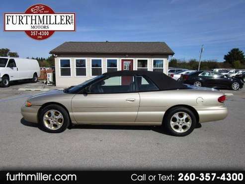 1999 Chrysler Sebring JXI Convertible 2.5L V6 119,535 Miles 2 Owner for sale in Auburn, IN