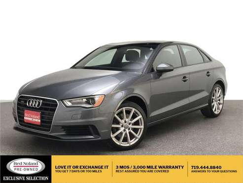 2015 Audi A3 - LOW MILES! - - by dealer - vehicle for sale in Colorado Springs, CO