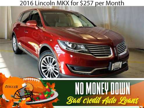 $257/mo 2016 Lincoln MKX Bad Credit & No Money Down OK - cars &... for sale in Brookfield, IL