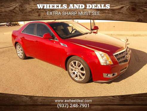 2009 CADILLAC CTS LQQK EXTRA SHARP BEAUTIFUL RED SUNROOF - cars &... for sale in New Lebanon, OH