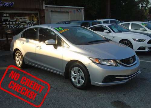 🔥2014 Honda Civic LX / NO CREDIT CHECK / for sale in Lawrenceville, GA