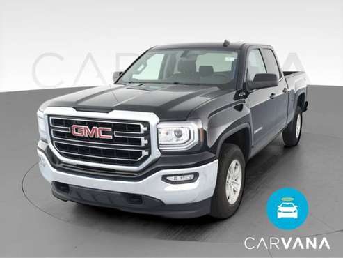 2018 GMC Sierra 1500 Double Cab SLE Pickup 4D 6 1/2 ft pickup Black... for sale in Fort Worth, TX