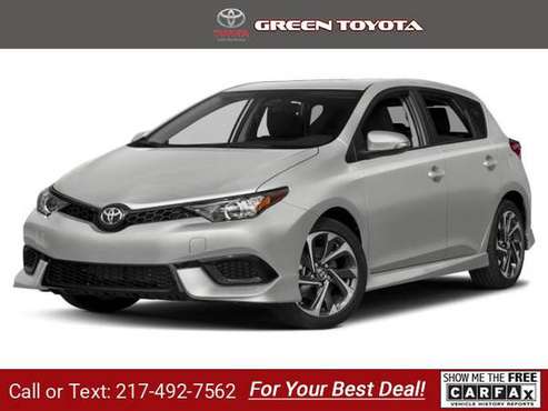 2018 Toyota Corolla iM Base hatchback Black Sand Pearl - cars & for sale in Springfield, IL