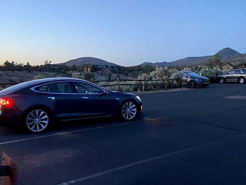 2015 Tesla Model S Midnight Silver 21inch Rims Free Super Charging -... for sale in Portland, OR