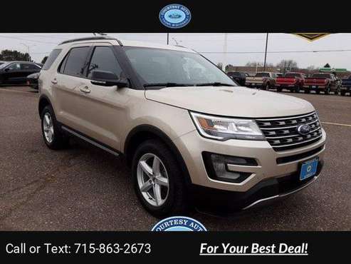 2017 Ford Explorer XLT suv Gold - cars & trucks - by dealer -... for sale in Thorp, WI