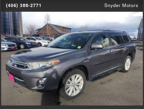 2011 Toyota Highlander Hybrid Clean Limited Loaded 4X4 - cars & for sale in Bozeman, MT