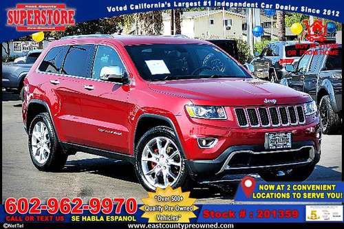 2015 JEEP GRAND CHEROKEE LIMITED SUV-EZ FINANCING-LOW DOWN! - cars &... for sale in EL CAJON, AZ