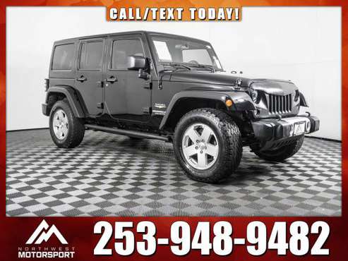 2012 *Jeep Wrangler* Unlimited Sahara 4x4 - cars & trucks - by... for sale in PUYALLUP, WA