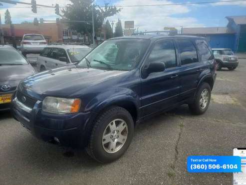 2003 Ford Escape Limited 4WD 4dr SUV - - by dealer for sale in Mount Vernon, WA