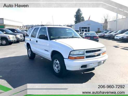 2003 Chevrolet Blazer 4x4 156k miles - - by dealer for sale in Auburn, WA