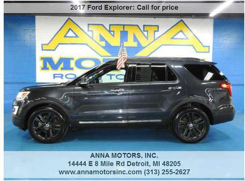 2017 FORD EXPLORER LIMTED,WE FINANCE YOU $899*DOWN CALL NOW - cars &... for sale in Detroit, MI
