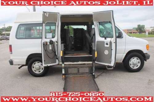 2004 FORD E-250 1OWNER HANDICAP WHEELCHAIR HYDRAULIC LIFT LEATHER -... for sale in Joliet, IL