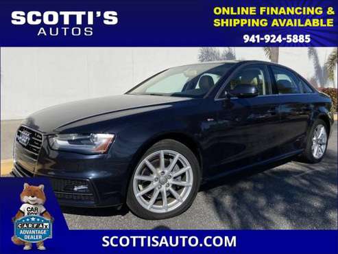 2016 Audi A4 Premium ONLY 40K MILES BEIGE LEATHER CLEAN CARFAX for sale in Sarasota, FL
