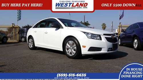 2012 Chevy Cruze: BUY HERE PAY HERE - cars & trucks - by dealer -... for sale in Fresno, CA