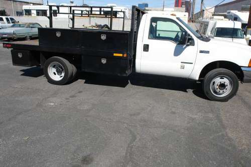 1999 Ford F-450, 7 3 Diesel Power stroke Flat Bed work truck - cars for sale in Las Vegas, UT