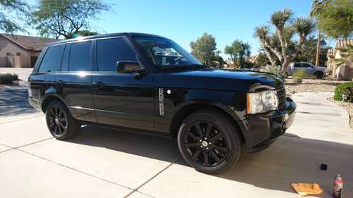 Range Rover - Full Size SUV - Black/Black Supercharged 4WD - cars &... for sale in Litchfield Park, AZ