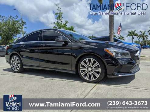 2017 Mercedes-Benz CLA Night Black Sweet deal! for sale in Naples, FL