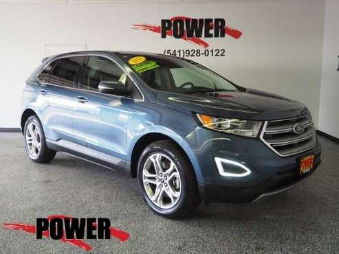 2018 Ford Edge AWD All Wheel Drive Titanium Titanium Crossover ɰ for sale in Albany, OR