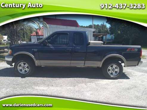 2002 Ford F-150 Lariat SuperCab Long Bed 4WD for sale in Darien, GA