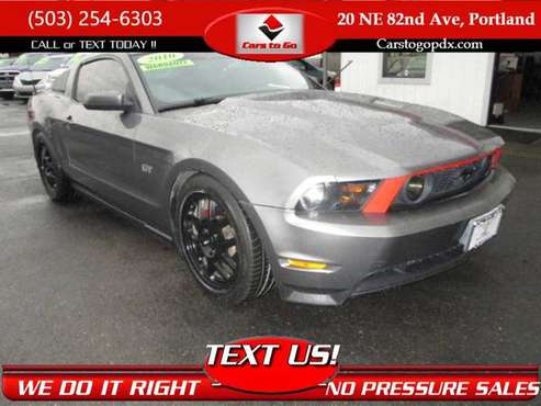 2010 Ford Mustang GT Coupe 2D Cars and Trucks for sale in Portland, OR