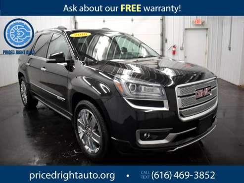 2016 GMC Acadia AWD 4dr Denali - cars & trucks - by dealer - vehicle... for sale in Marne, MI