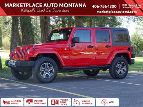 2014 JEEP WRANGLER 4x4 4WD UNLIMITED SAHARA SPORT UTILITY 4D SUV for sale in Kalispell, MT