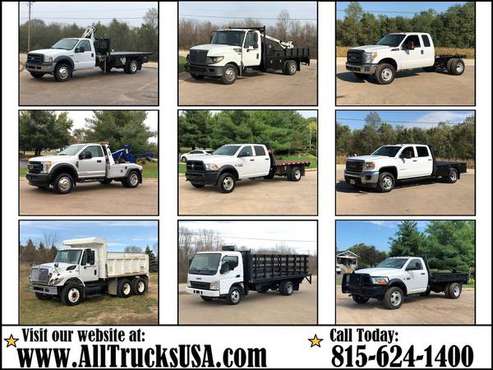 FLATBED & STAKE SIDE TRUCKS / CAB AND CHASSIS PICKUP 4X4 Gas Diesel... for sale in detroit metro, MI