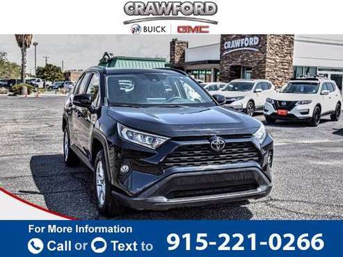 2019 Toyota RAV4 XLE hatchback BLACK - cars & trucks - by dealer -... for sale in El Paso, TX