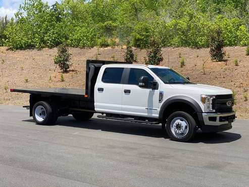 2019 Ford F550 4X4 Flat Bed Power Stroke Diesel Crew Cab - 2, 400 for sale in Apex, NC