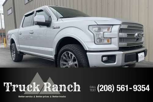 2015 Ford F-150 Platinum - - by dealer - vehicle for sale in Twin Falls, ID