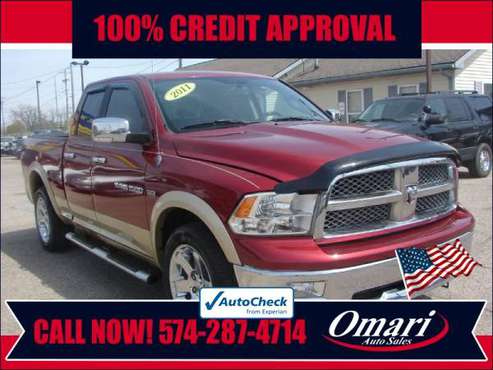 2011 Ram 1500 4WD Quad Cab 140 5 SLT Quick Approval As low as for sale in SOUTH BEND, MI