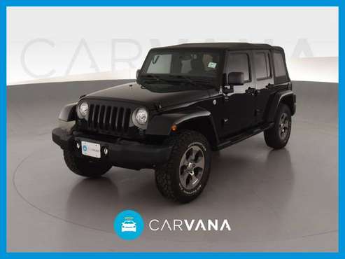 2017 Jeep Wrangler Unlimited Sahara Sport Utility 4D suv Black for sale in QUINCY, MA
