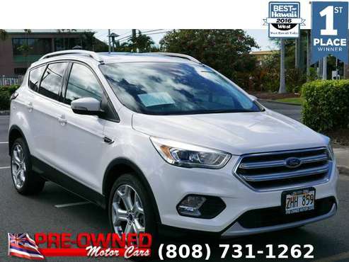 2017 FORD ESCAPE TITANIUM, only 25k miles! - cars & trucks - by... for sale in Kailua-Kona, HI