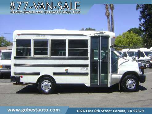 08 Ford E350 15-Passenger School Bus Cargo RV Camper Van 1 Owner for sale in Corona, CA
