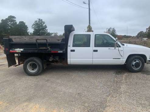1999 GMC 3500 Crew Cab with Dump Truck Bed - cars & trucks - by... for sale in Oxford, MS
