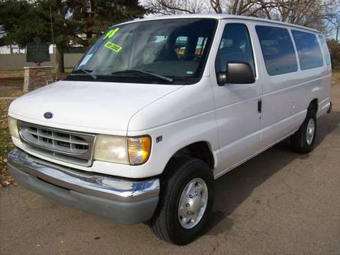 1998 Ford XLT Club Wagon Extended Passenger Van - cars & trucks - by... for sale in Fort Lupton, CO