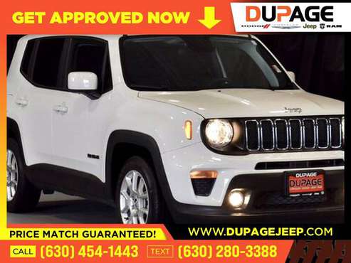 225/mo - 2019 Jeep Renegade Latitude - - by dealer for sale in Glendale Heights, IL