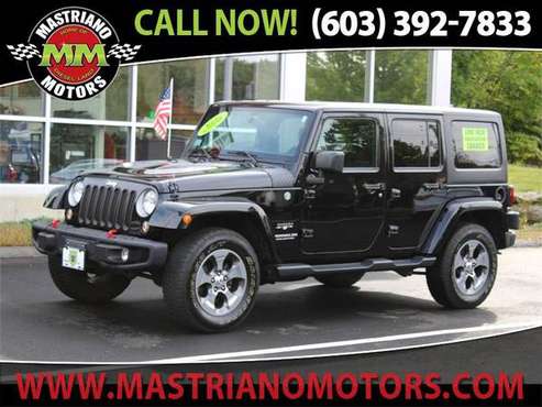 2016 Jeep Wrangler Unlimited 4WD SAHARA HARD TOP FULLY LOADED LOW... for sale in Salem, CT