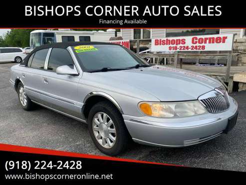 2001 Lincoln Continental Base 4dr Sedan FREE CARFAX ON EVERY for sale in Sapulpa, OK