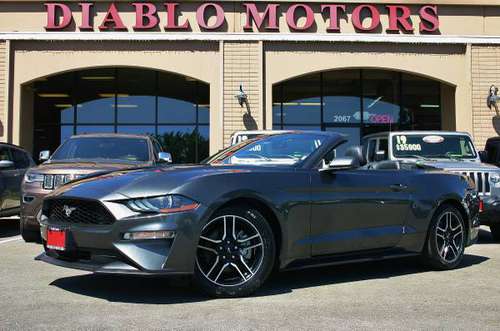 2019 Ford Mustang EcoBoost Premium Convertible, auto, lthr, MINT... for sale in San Ramon, CA