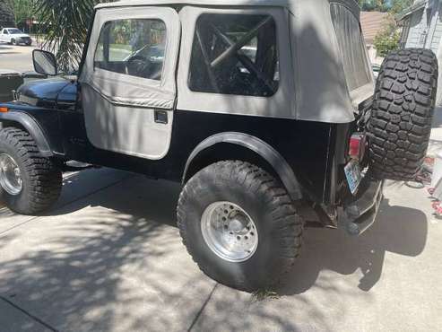 1985 Jeep CJ7 4x4 fuel injection converted - - by for sale in Tracy, CA