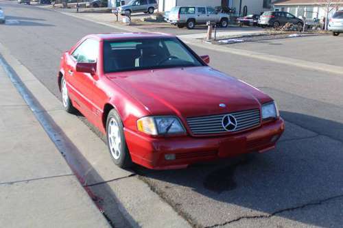 1995 Mercedes 500SL RED with BLACK, Hard and Soft TOP - cars & for sale in Denver , CO