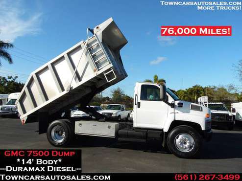 GMC 7500 C7500 DUMP BODY TRUCK Dump Work Diesel DUMP TRUCK - cars & for sale in south florida, FL
