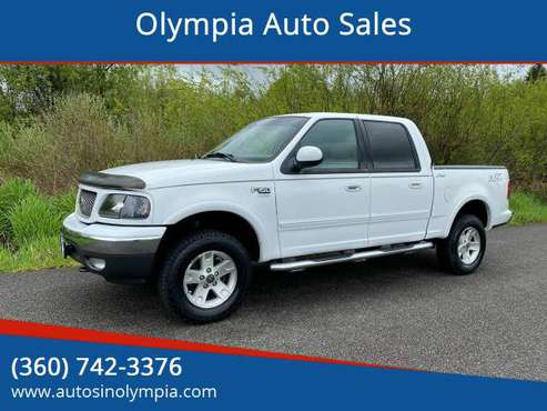 2003 Ford F-150 F150 F 150 Lariat 4dr SuperCrew 4WD Styleside SB for sale in Olympia, WA