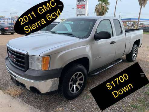 2011 GMC SIERRA Ext Cab $1700 Down - cars & trucks - by dealer -... for sale in McAllen, TX