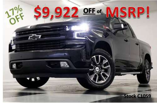 $9922 OFF MSRP!! ALL NEW Black 2021 Chevy Silverado RST 4X4 Crew Z71... for sale in Clinton, GA
