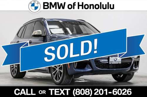 X3 M40i 2018 BMW X3 M40i PREM PKG PARK ASST PKG BLUETOOTH 1 for sale in Honolulu, HI