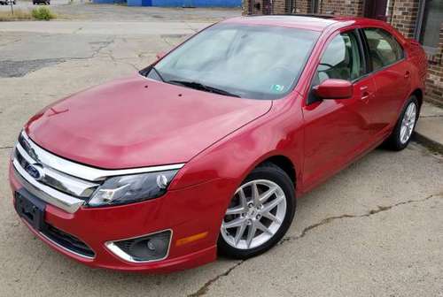 2010 Ford Fusion SEL - SPECIAL Red Low Miles Moonroof Leather for sale in New Castle, PA